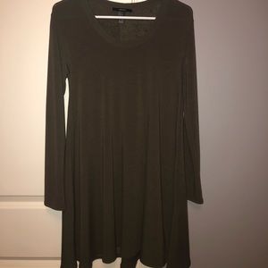 forever 21 long sleeve t-shirt dress